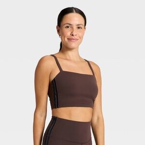 All in motion everyday soft light support sports bra brown size L
